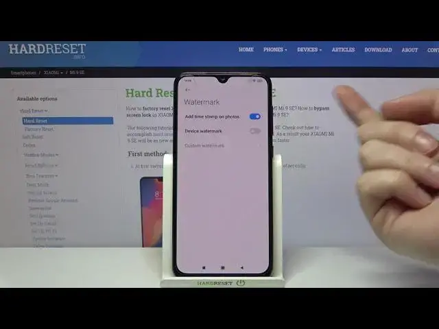 'Video thumbnail for How to Manage Camera Watermark in XIAOMI Mi 9 SE – Adjust Watermark'