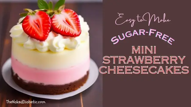 'Video thumbnail for Sugar Free Mini Strawberry Cheesecakes   SD 480p'