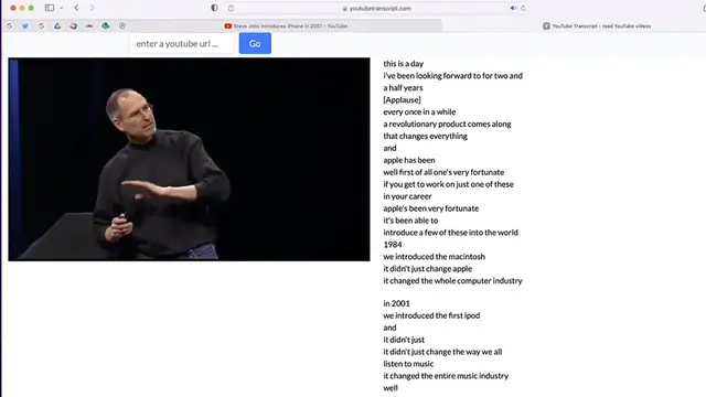 'Video thumbnail for Create a Transcript From Any YouTube Video'