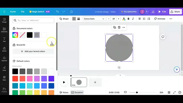 'Video thumbnail for Animated logo design tutorial in canva l Animated logo using Canva'