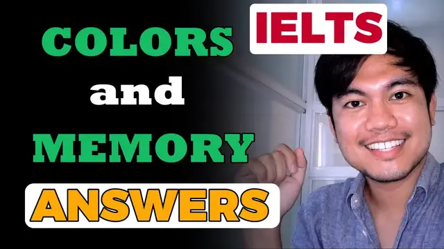 'Video thumbnail for (2024) COLORS and MEMORY IELTS Speaking Recent Questions and Answers'