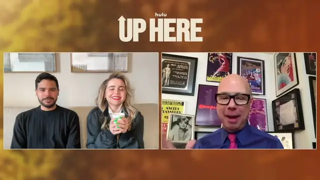'Video thumbnail for Video: Mae Whitman & Carlos Valdes on Starring in UP HERE on Hulu'