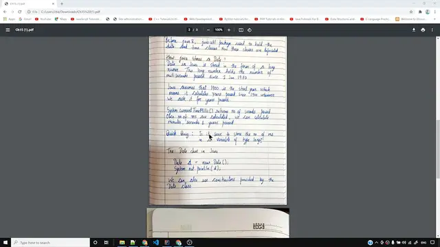 'Video thumbnail for The Date Class in Java'