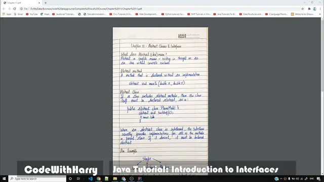 'Video thumbnail for Java Tutorial_ Introduction to Interfaces'