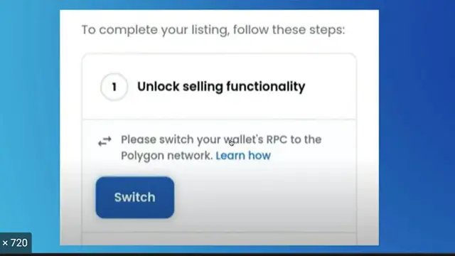 'Video thumbnail for How to Fix Unlock Selling Functionality Error on Opensea (IT WORKS!!!)'