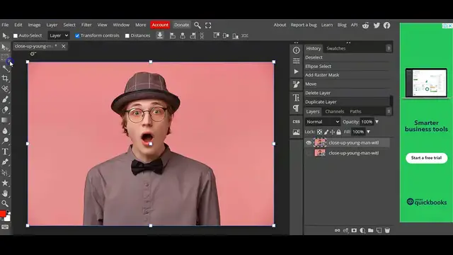 'Video thumbnail for How to Crop Image Into Circle  in Photopea - PhotopeaTutorial'