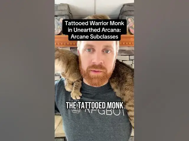 'Video thumbnail for New Tattooed Warrior Monk in the latest DnD Unearthed Arcana!'