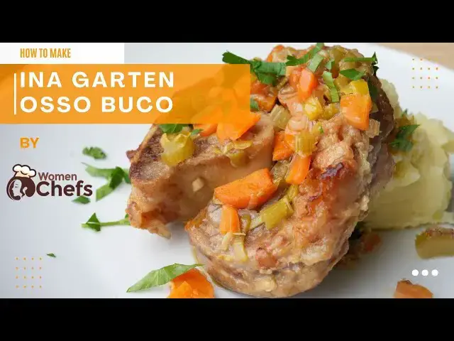 'Video thumbnail for The Best Veal Osso Buco To Cook At Home With This Ina Garten OSSO BUCO (with veal) by WomenChefs #inagarten #ossobuco #tendermeat'