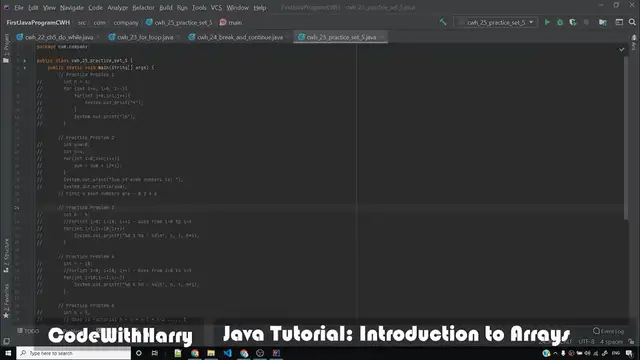 'Video thumbnail for Java Tutorial_ Introduction to Arrays'