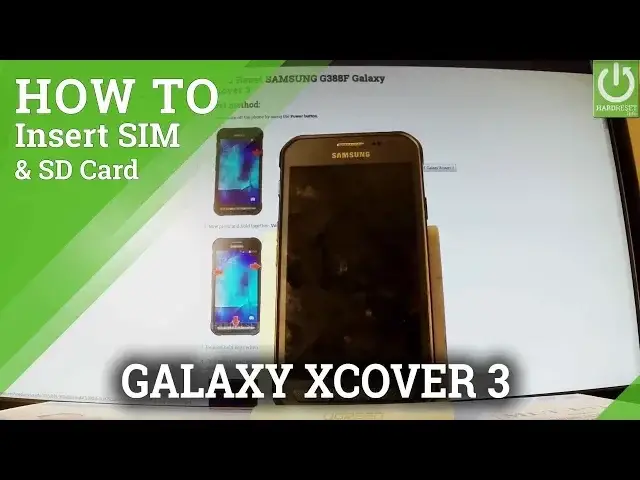 'Video thumbnail for Insert SIM & SD in SAMSUNG Galaxy Xcover 3 - Set Up SIM & SD'
