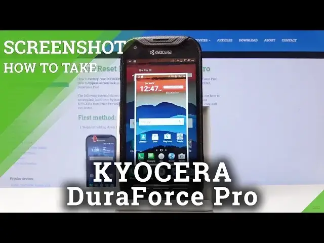 'Video thumbnail for How to Take a Screenshot in KYOCERA DuraForce Pro - Capture Screen'