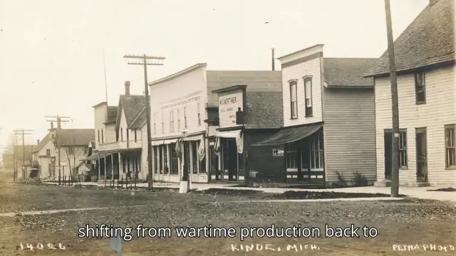 'Video thumbnail for Kinde Michigan 1919: Main Street and Farm Town Life'
