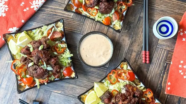'Video thumbnail for Japanese Twice-Fried Chicken (Karaage) Recipe'