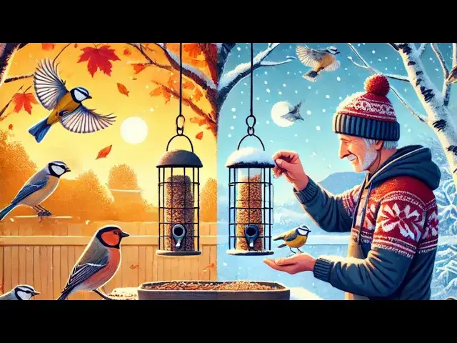 'Video thumbnail for Feeding Garden Birds in Autumn & Winter | Wildlife Tips for Your Allotment'