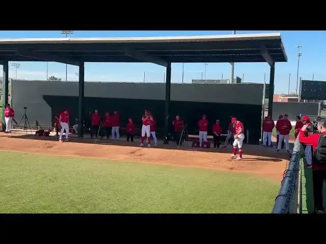 'Video thumbnail for Yusei Kikuchi, Tyler Anderson and Robert Stephenson Throw Bullpen Session (2025 MLB Spring Training)'