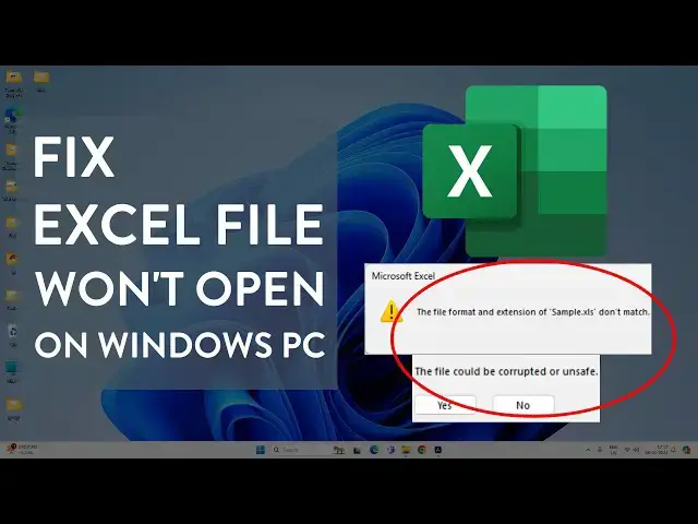 'Video thumbnail for Excel File Not Opening on Windows 11/10 [Fixed]'