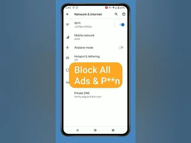 'Video thumbnail for Block Ads & Adult Content on Android #blockads #shorts'