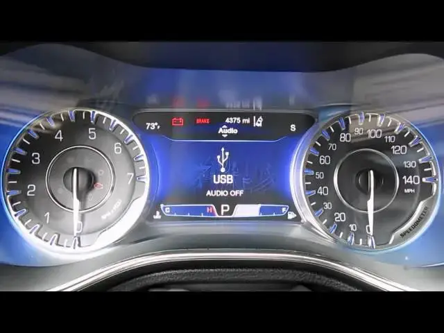 'Video thumbnail for 2015 Chrysler 200 gauge settings and console'