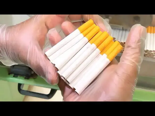 'Video thumbnail for How CIGARETTES Are Manufactured (Complete Tutorial)'