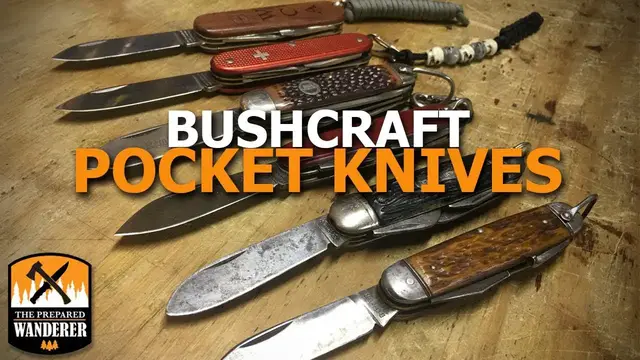 'Video thumbnail for Bushcraft Pocket Knives'