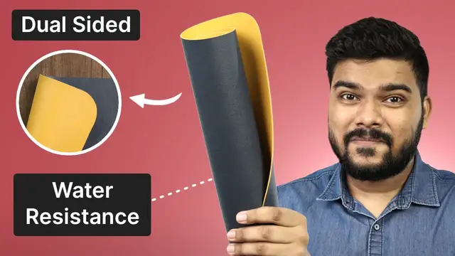 'Video thumbnail for Dyazo Desk Mat Review: Dual Sided & Water Resistance'