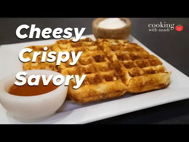 'Video thumbnail for Savory Cheesy Waffles – Why Didn’t I Make These Sooner?!'