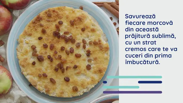 'Video thumbnail for Experimentează o Prăjitură cu Mere și Budincă de Vanilie – O Delicatesă pe Care Nu o Poți Rata'