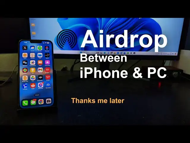 'Video thumbnail for Airdrop between iPhone & Windows PC | Easy File Transfer From iPhone to Windows 10/11'