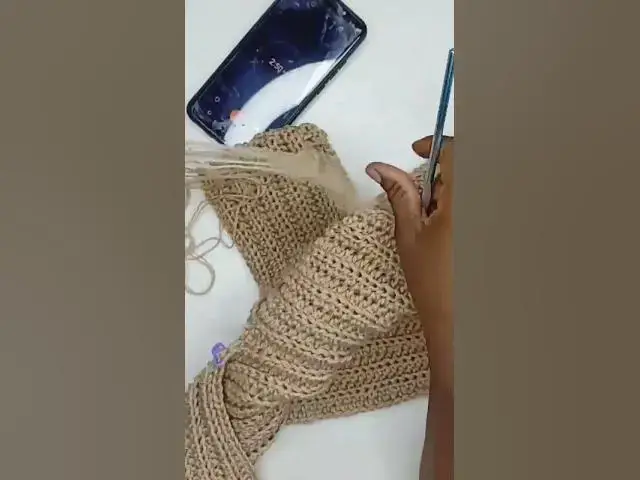 'Video thumbnail for How fast can i crochet? #crochet #shorts'