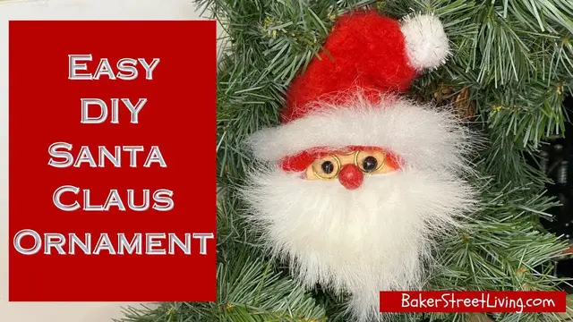 'Video thumbnail for How to Make a Santa Claus Ornament SD 480p'