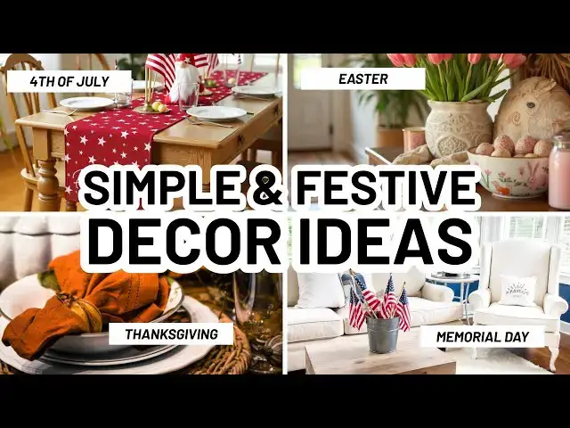 'Video thumbnail for HOW TO MAKE YOUR HOME FESTIVE FOR HOLIDAYS - WITHOUT THE CLUTTER!'