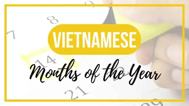 'Video thumbnail for Months of the Year in Vietnamese (Spell and Pronounce)'