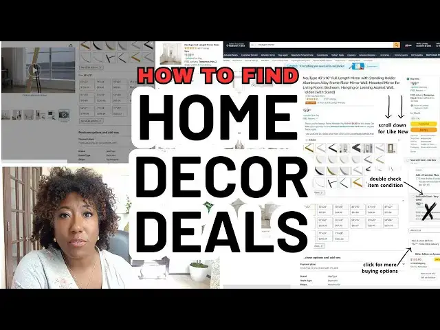 'Video thumbnail for How To SHOP THE AMAZON WAREHOUSE for "like new" HOME DECOR (Save Money Decorating Your Home)'