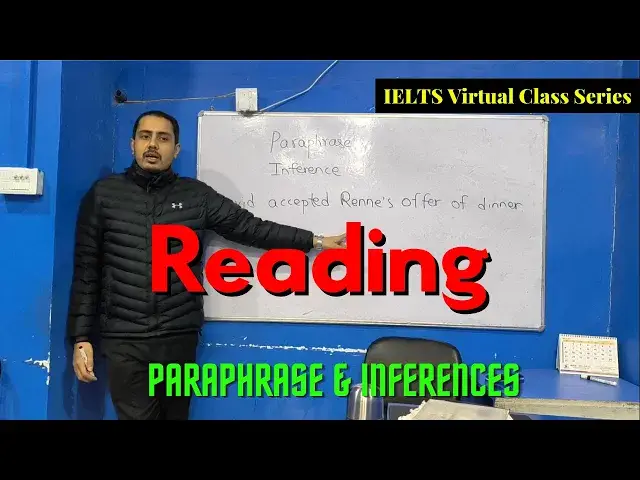 'Video thumbnail for Understanding Paraphrase | Lessons from an IELTS Class'