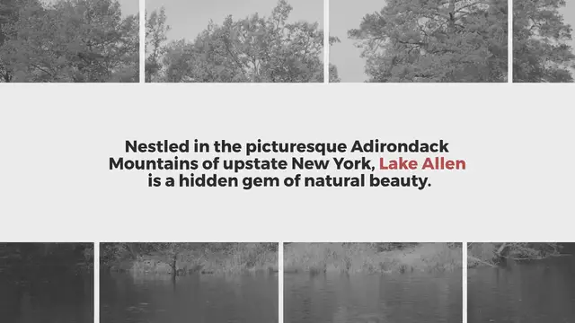 'Video thumbnail for Exploring the Tranquil Beauty of Allen Lake, New York'