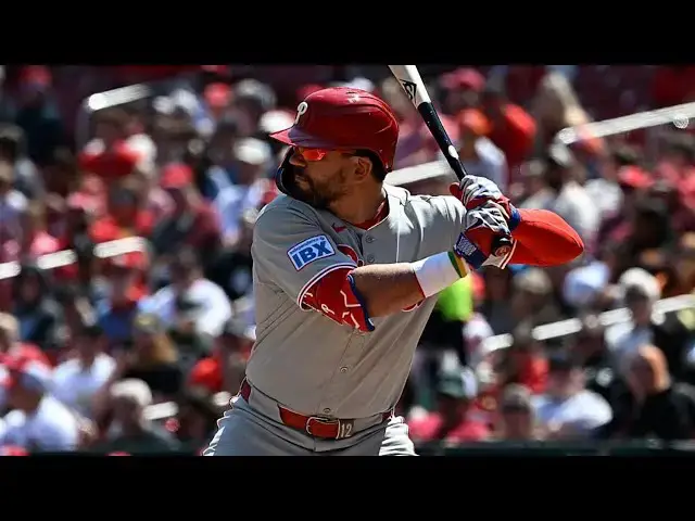'Video thumbnail for Kyle Schwarber's First 10 Home Runs of 2025!'