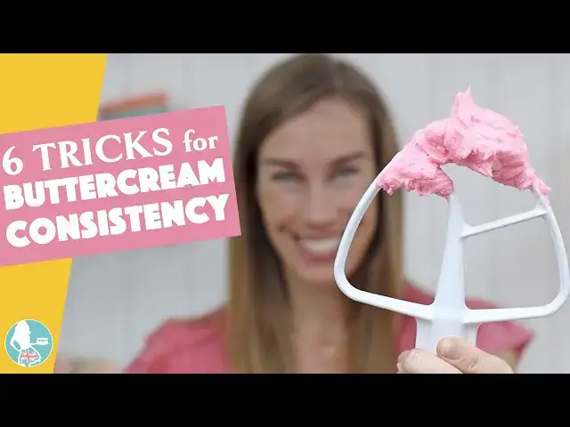 'Video thumbnail for 6 Tricks for PERFECT Buttercream Consistency'
