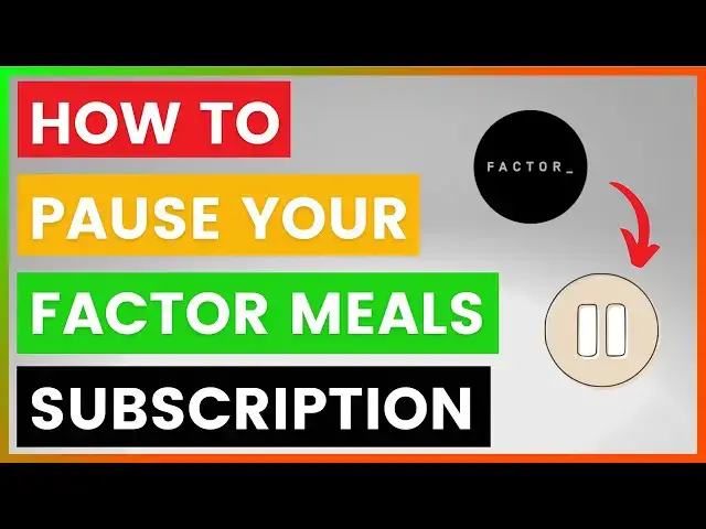'Video thumbnail for How To Pause Your Factor Meals Subscription Skip Deliveries? [in 2025]'
