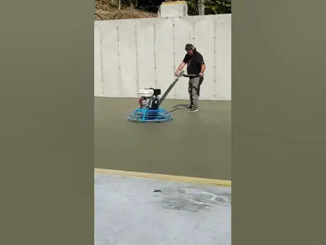 'Video thumbnail for Concrete Troweling Machine #finishconcrete #trowelingmacine #askthebuilder'