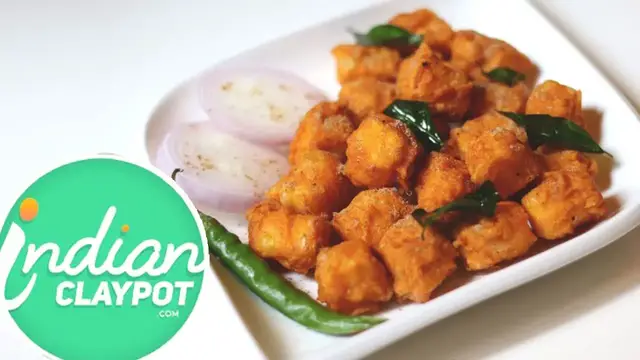 'Video thumbnail for Crispy Paneer 65 Recipe - The Indian Claypot'