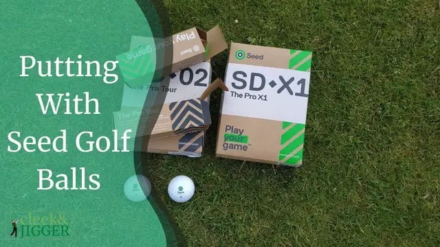 'Video thumbnail for Putting with Seed golf balls'