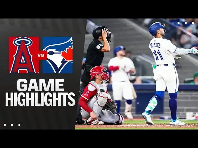 'Video thumbnail for Los Angeles Angels at Toronto Blue Jays Full-Game Highlights! | 07/06/2025'