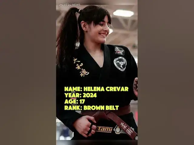 'Video thumbnail for Helena Crevar BJJ Rank | JiuJitsu News'