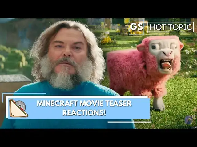 'Video thumbnail for The Minecraft Movie teaser reactions! - Hot Topic'
