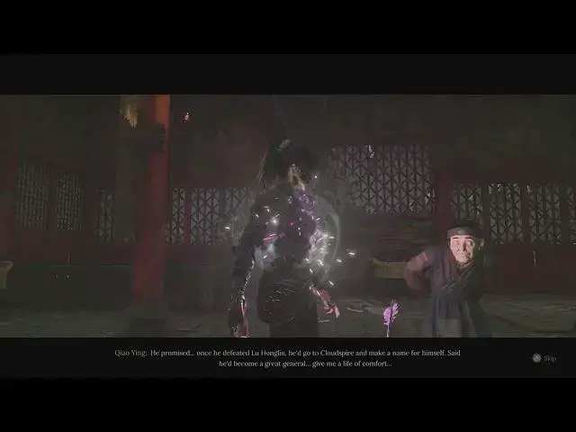 'Video thumbnail for Wuchang: Fallen Feathers - Shu Sanctum: Hand Over White Jade Dumpling To Qiao Ying | "Share News"'