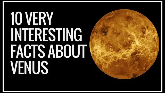'Video thumbnail for Venus Facts | Venus Facts For Kids | 10 Amazing Facts About Venus'