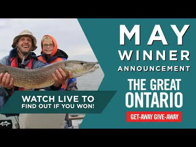 'Video thumbnail for Great Ontario Get-Away Give-Away May Draw'