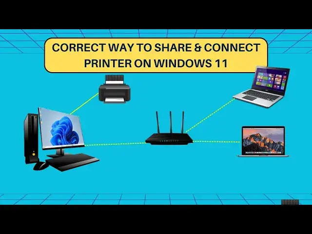'Video thumbnail for How to Share Printer On Network  & Connect Other Computers'