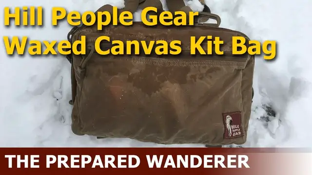 'Video thumbnail for Hill People Gear Waxed Canvas Kit Bag'