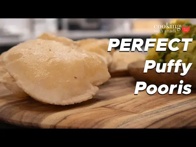 'Video thumbnail for Make Puffy Pooris Every Time! Best Indian Fried Bread Recipe'